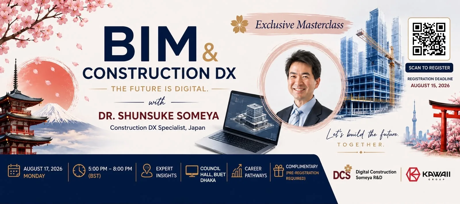 BUET Only — BIM & Construction DX Masterclass with Dr. Shunsuke Someya